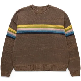 5G KNIT RAINBOW & RAINBOWY CREW SWEATER