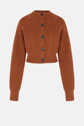 Albert Knit In Caramel Cashfeel