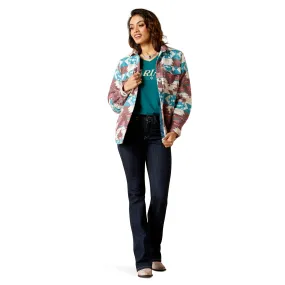 Ariat Ladies 10046671 Shacket Shirt Jacket Baja Jacquard