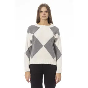 Baldinini Trend Gray Wool Women Sweater