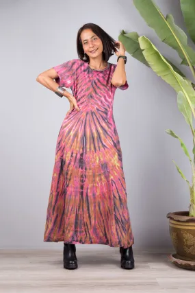 Cotton Tie dye dress