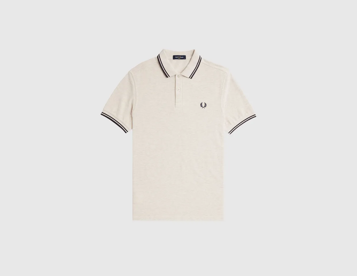 Fred Perry Twin Tipped Shirt Marl / Anchor Grey