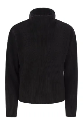 GOLIA - WOOL AND CASHMERE TURTLENECK SWEATER