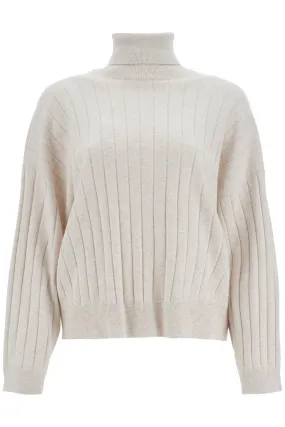 HIGH NECK CASGMERE PULLOVER