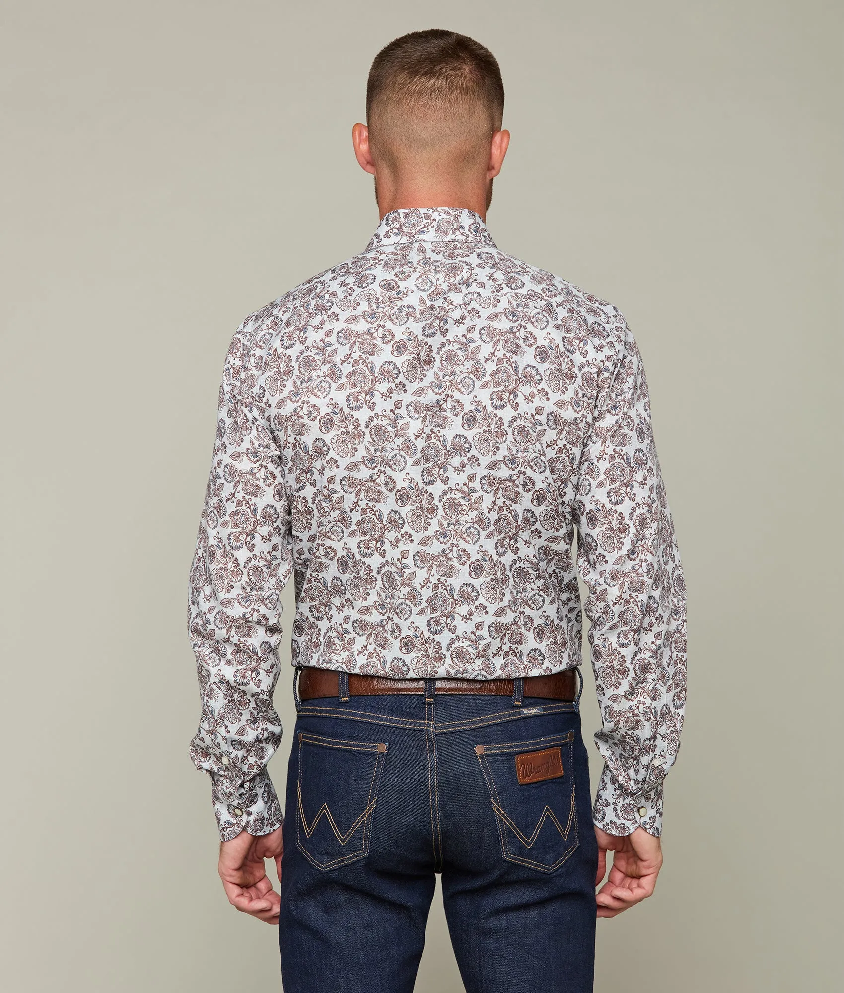 Telluride :: Brown Floral Print